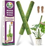 Stackable real moss pole 96cm (2 pack)