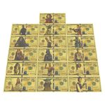Pack of 16 24k Gold Foil Plated Classic Star Wars Skywalker Gold Banknote Gift