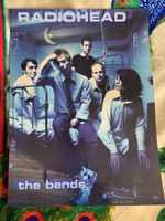 Original VTG Used Radiohead The Bends Promo Poster Capitol Records 1995 Yorke