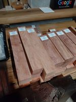 African Rosewood Spindle Blank 12" x 2" x 2" for Woodturning