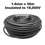 Lead Out Cable 1.6mm - 50 metres Electric Fencing mains underground 18,000v