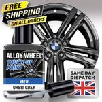 BMW Orbit Grey B35 Alloy Touch Up Kit Repair B35M Paint for Scratches & Chips