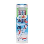 AQUAFRESH SOFT BRISTLES TOOTHBRUSH KIDS 3 PACK 0-7 YEARS