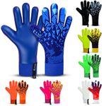 EFAH SPORTS Professional Football Goalkeeper Gloves for kids boys with Grip palm