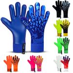 EFAH SPORTS Professional Football Goalkeeper Gloves for kids boys with Grip palm