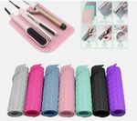 PREMIUM HEAT RESISTANT SILICONE MAT/POUCH FOR HAIR STRAIGHTENERS & CURLING IRONS