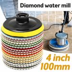 8pcs Diamond Polishing Pads Wet Dry 4 Inch Set Kit For Concrete Marble Tile