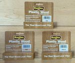 Rustins Plastic Wood Filler with Free Applicator Teak Oak Natural Pine 