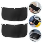 Black Welding Shield Replacement Lens PVC Aluminum Protective Face Visor