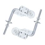 Silver Iron Sofa Pillow Hinge 5-Gear Adjustable Furniture Accessory