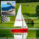 Gp14 Dinghy Mast Up Premium Tailored Waterproof Sailing Boat Cover Blue