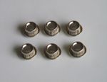 30x Nickel 10mm METAL Vintage Tuners Conversion Bushings Adapter Ferrules 