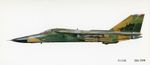F-111E ,RAF UPPER HEYFORD PROFILE PRINT.