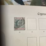 CYPRUS 1903 HALF PIASTRE STAMP