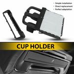 For Audi A7 A6 C7 11-18 Rear Armrest Water Cup Holder Retrofit Kit 4G8863289A4PK