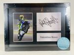 Valentino Rossi MotoGP Yamaha Framed Photo Printed Autograph HWC Trading