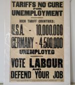 RARE 1935 LABOUR PARTY GENERAL ELECTION CAMPAIGN POSTER - EXCELLENT CONDITION