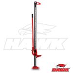 HAWK TOOLS 60" STEEL HIGH LIFTING RECOVERY RATCHET FARM JACK LIFT 3000KG 3T