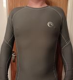 Brand New Mens CoolBase Compression Base Layer Long Sleeve XX Large Grey Gym