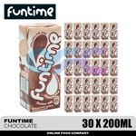 Funtime Chocolate Flavoured Milk Drink (30 x 200ml) Cartons | Rich and Creamy