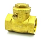 Swing Clack Non-Return Check Valve Brass One-Way Valves Variuos Sizes