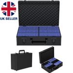6 Slots Graded Card Case Box for 600+ 35PT 3"x4" Toploaders Trading Sports Cards