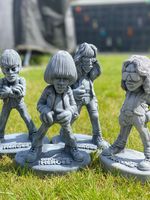 Ramones Garden Gnomes Set of 4: Rare Collector's Item, Unopened Box