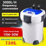 Sunsun 3000l/h External Canister Filter Fish Tank Aquarium with UV Flow Control