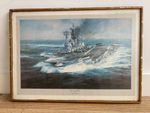 HMS Ark Royal Print Robert Taylor Framed Naval Aviation Art 63x45cm