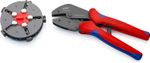 KNIPEX Multicrimp Crimping Pliers with Changer Magazine, 5 Crimping Dies, for Al