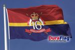 16th/5th Queens Royal Lancers Courtesy DuraFlag Rope and Toggled (20in x 12in)