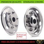 Fits Ford Transit Mk6 Mk7 Mk8 16 Front & Rear dual Wheel Trim Covers set