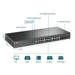 TP-LINK OMADA TL-SG3428 24-Port Gigabit Enterprise Smart Switch V2.30 - BLACK
