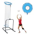 Volleyball Setter Trainer Net Setting Training Equipment Target Practice Blue