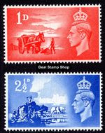GB 1948 Channel Islands Liberation SGC1 - SGC2 Complete Set Unmounted Mint MNH