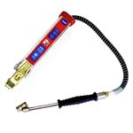 SGS Airline Tyre Inflator 2 Stage Trigger Linear Gauge 500 Lt/Min Flow .53m Hose