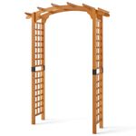 Wooden Garden Arch Outdoor Trellis for Climbing Plant Growth