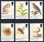 1998 Endangered Species Complete Set SG2015 - SG2020 Unmounted Mint MNH