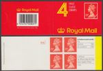 GB 4 x 19p Machin Definitive Booklet with Varnished Yellow Strip - SG GD3