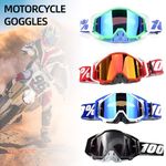 Motorcycle Racing Goggles Motocross Dirt Bike Off-road Eyewear MX MTB ATV UTV UK