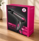 Carmen Neon Series Professional Hair Dryer 2200W Black/Pink Ionic Cool Shot