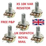 5Pcs WH148 Linear Potentiometers 15MM shaft 3 Pins 10K