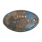Railwayana C/I BR York 1970 Lot No.30817 Class 421 EMU Wagon Plate 7" X 4.75 "