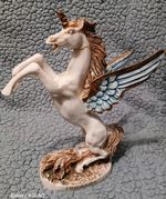 Pegasus Winged Horse, Greek Mythology  Statue, Alabaster Oxylite, 8.75 in
