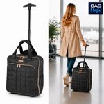 EasyJet 45x36x20cm Carry on Holdall on Wheels, 32L Cabin Approved Luggage Bag