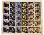 Sheet of 30 Mint 2nd Class X-Men 2023 Stamps (FV £26.10)