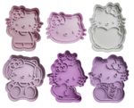 Hello Kitty Cookie Cutters + insert - approx. 8cm