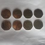 Royal Mint Beatrix Potter UK 50p Coin Job Lot, 8x mixed designs