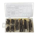 Compression Springs Assortment 29 Sizes Black Corrode Resistant Finish 114 pcs..