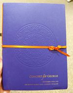 Concert for George Programme – 2002 Royal Albert Hall – Never Opened – Rare